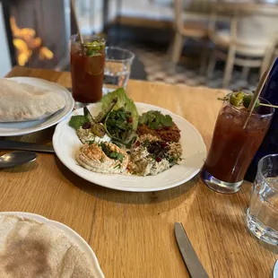 The &quot;On the table&quot; shared portion for $37 pp brunch