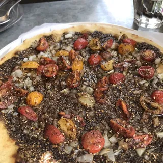 Zaatar, Onion, Tomato