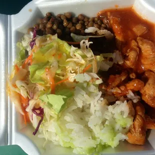 Half order chicken adobo--- yum