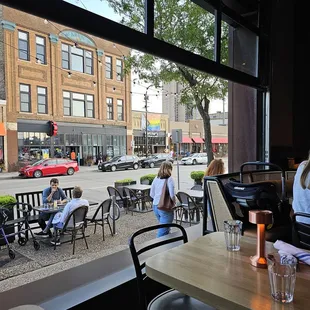 a view of a city street