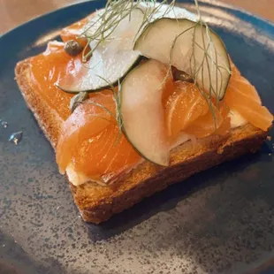 Smoked Salmon Toast
