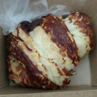 Cretzel: half croissant, half pretzel, all delicious. Packed with chocolate. So good.