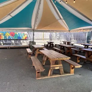 sushi and sashimi, outside