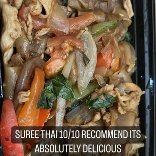 Chicken Drunken noodle