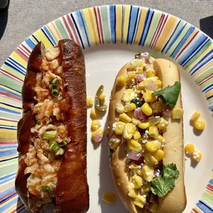 Capital Dog (L) , Fiesta Dog (R).