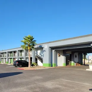 View from parking lot