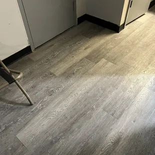 I didn't take pictures of the bed or the bathroom. We had our stuff in the way.