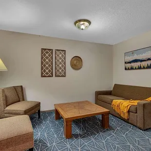 King Suite Poolview Living Area