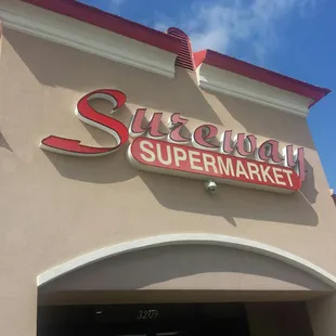 the front of the store