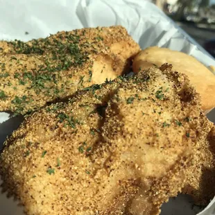 Fried catfish.