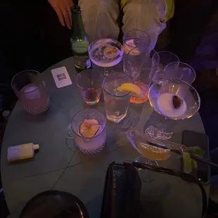 a group of people sitting around a table