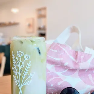 Strawberry Matcha Latte