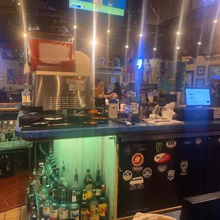 a view of the bar