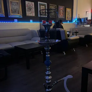 Double apple hookah.