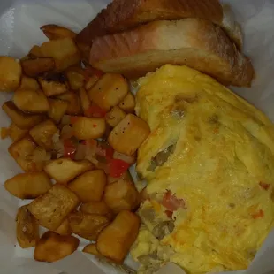 Omelet breakfast