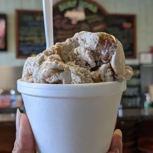 Brown butter bourbon truffle