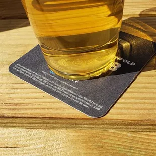 Drinking a pitcher of cold bud light