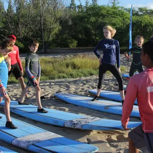 Don't forget to stretch before you surf!