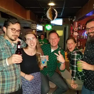 a group of people posing for a picture