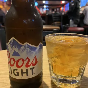 $14 for a coors light and a triple Buffalo Trace!