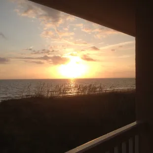 Sunrise from balcony
