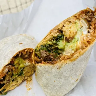 Surf and Turf Burrito