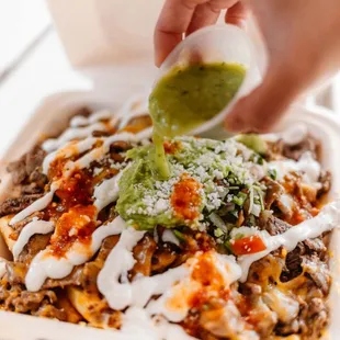 Carne Asada fries ($14)