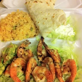 Camarones al Ajillo Plate