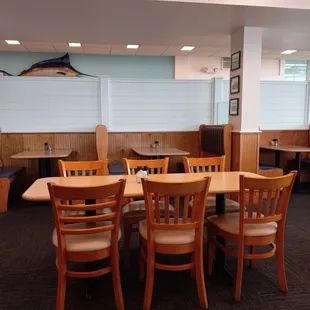 Indoor seating area