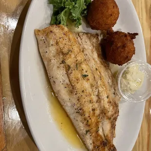 Lemon butter Rock Fish