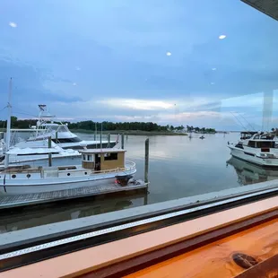 Beautiful view from our booth.