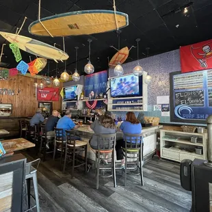 Bar Area of Surf Shack