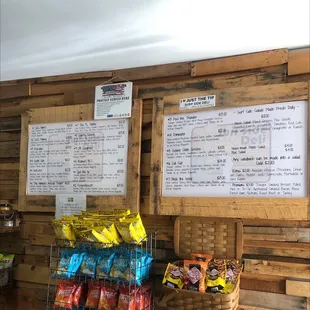 menu board