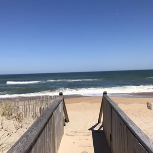 The view to the beach!