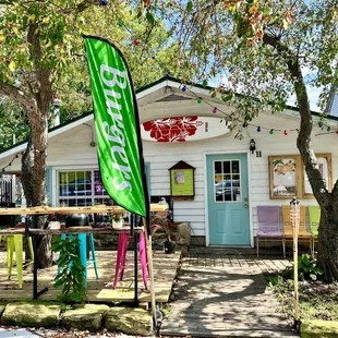Front of store