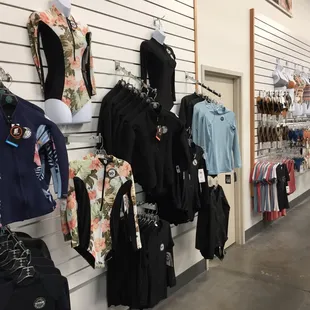 Women's surf apparel