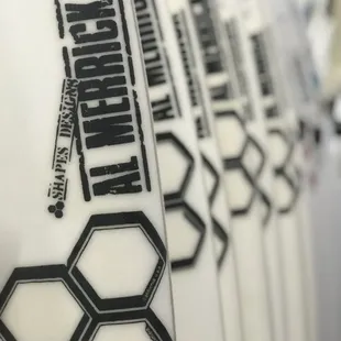 Full range of Channel Islands Al Merrick surfboards