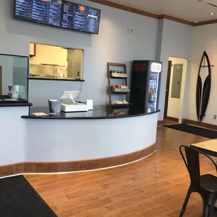 interior, sushi and sashimi