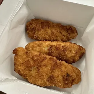 Crispy Chicken Tenders - 3pc for $5.49, comes with choice of 3 sauces