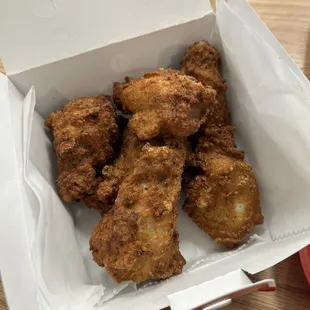 Classic Bone In Wings - $8.99 for 6pcs, comes with choice of 3 sauces