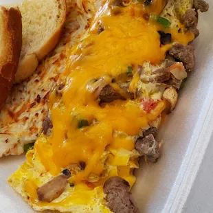 Steak Omelette