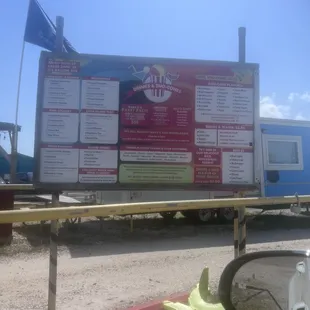 a sign on the side of the road