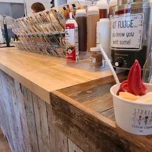 Toppings to choose from