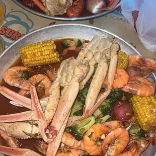 Snow crab boil