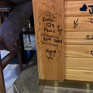 Marking our 29th wedding anniversary, showing our Love for each other.