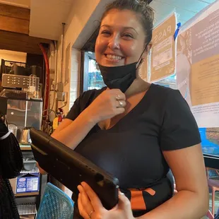 I great server Ashley