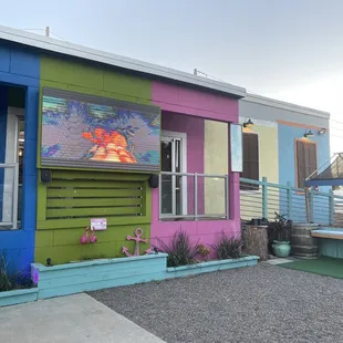 Movie screen! Amazing sound system