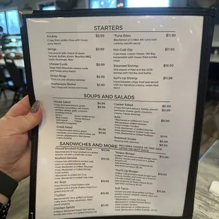 New Menu 1/23/2024