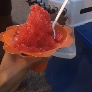 Tiger Blood mixed with Strawberry.