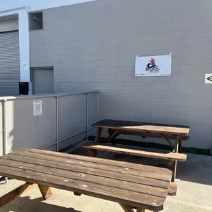 outside seating area